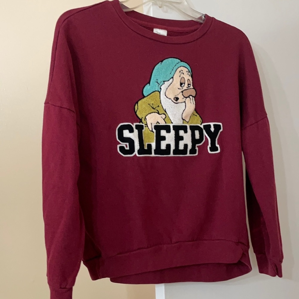 Disney Sleepy cropped crewneck